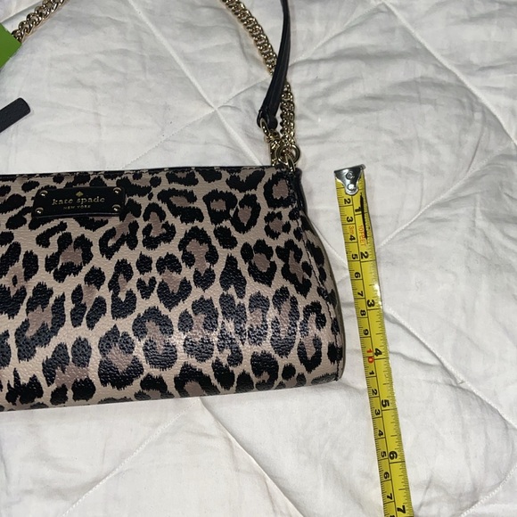 RARE nwt Kate Spade || Grove Street Leopard Jane Crossbody flawless - Picture 8 of 12